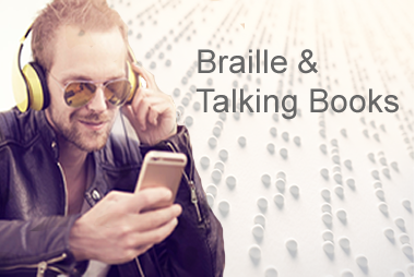 Braille and Talking Books graphic