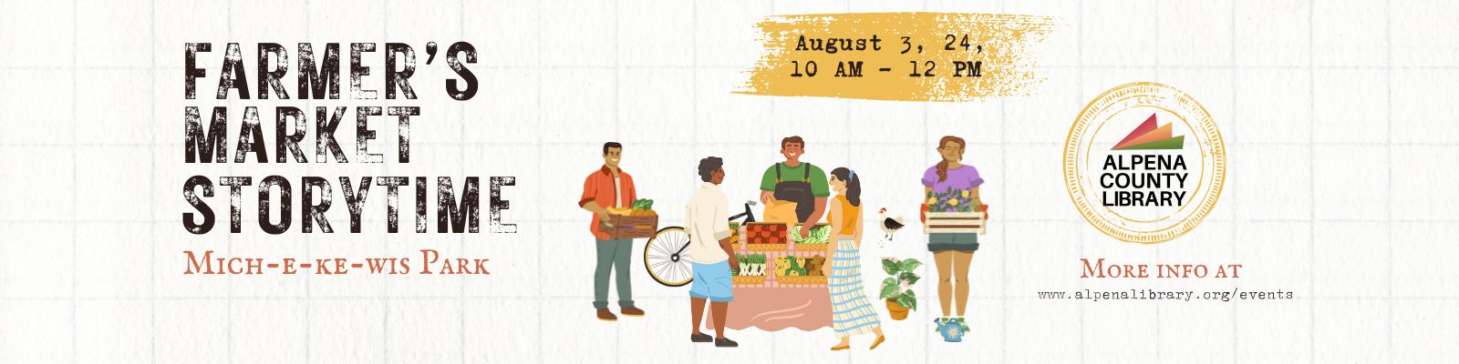 Farmer's Market Storytime feature graphic