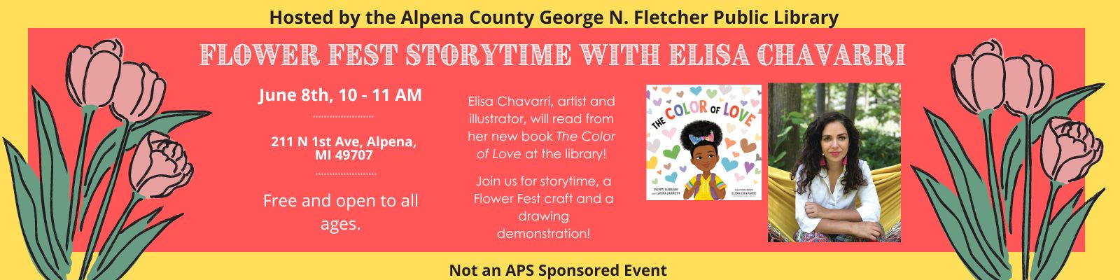 Flower Fest Storytime feature graphic