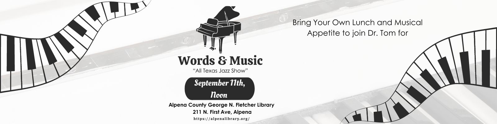 Words & Music Sept 2024 feature graphic