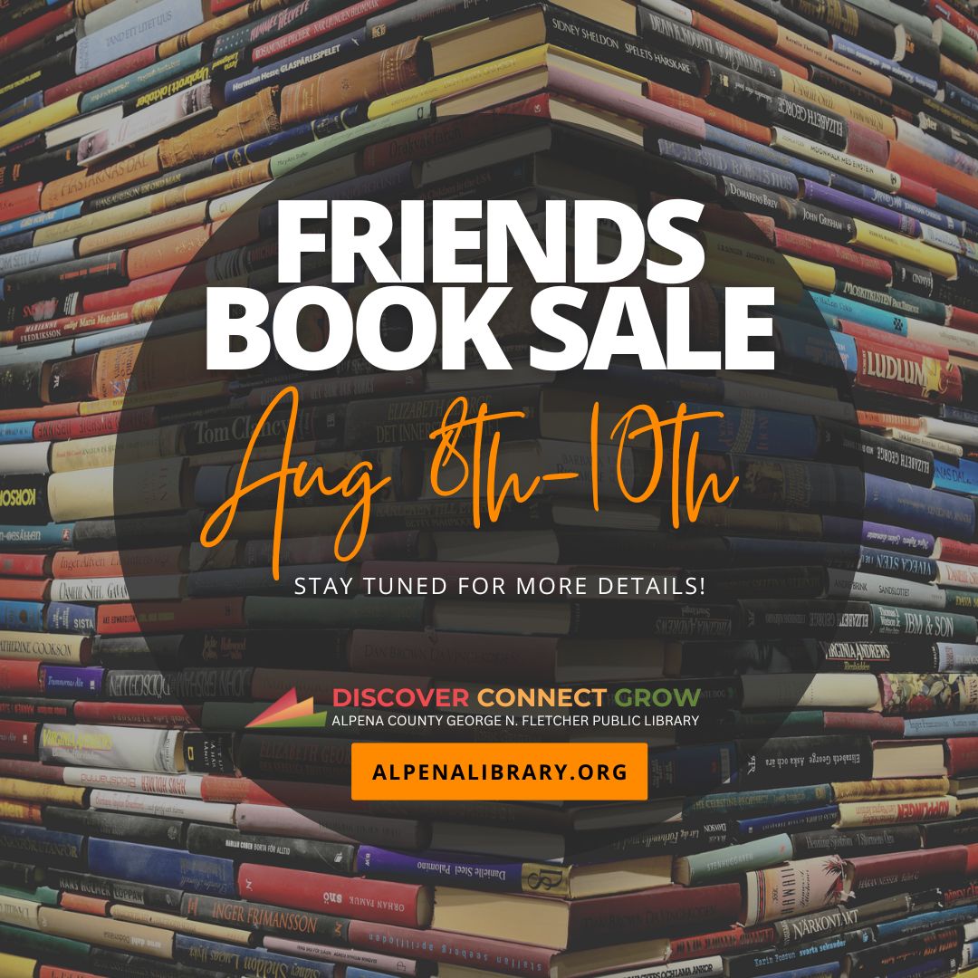 FOL Book Sale event graphic