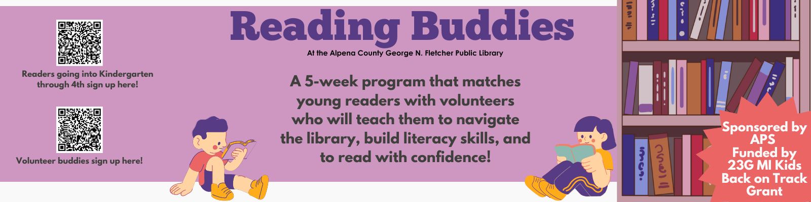 Reading Buddies feature graphic