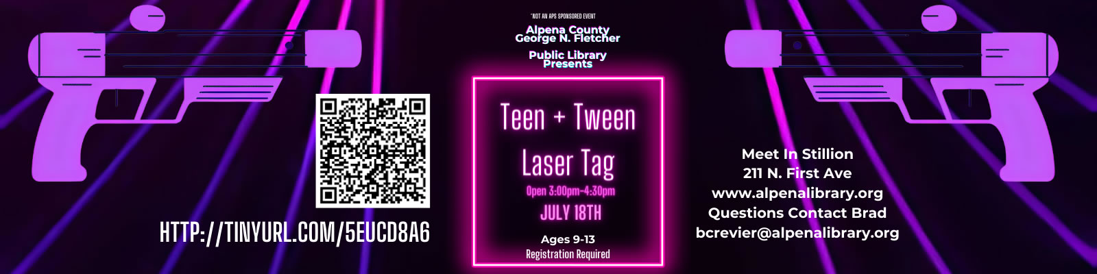 Laser Tag July 2024 feature graphic