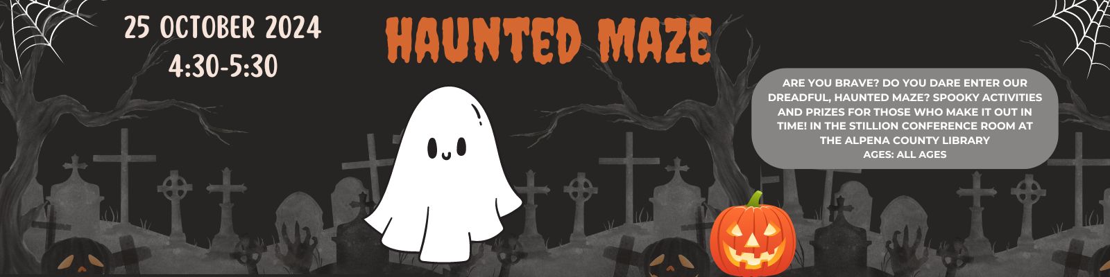 Haunted Maze feature graphic