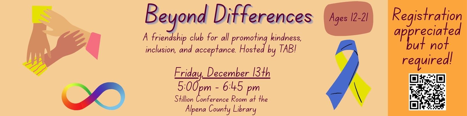 Beyond Differences Friendship Club November feature graphic