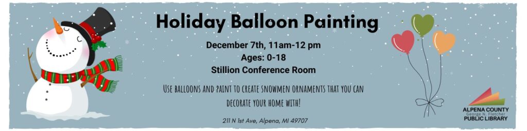 Holiday Balloon Painting feature graphic