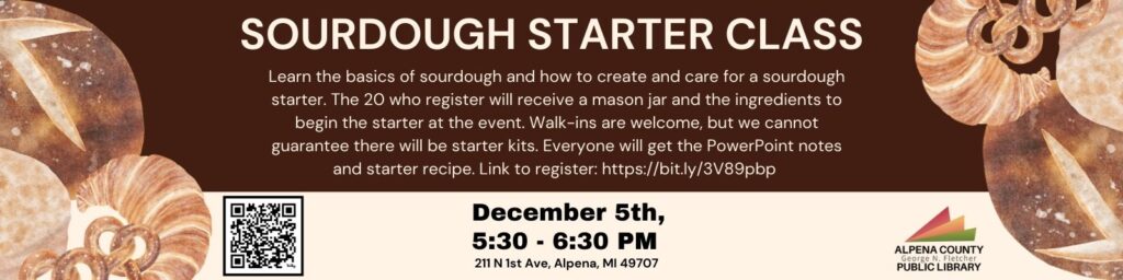 Sourdough Starter Class feature graphic