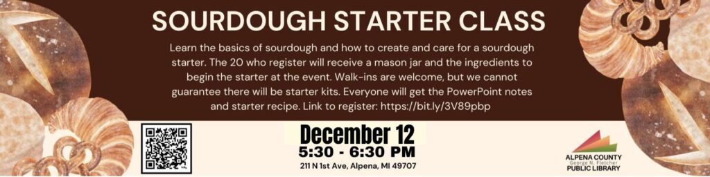 Sourdough Starter Class Dec 12 feature graphic