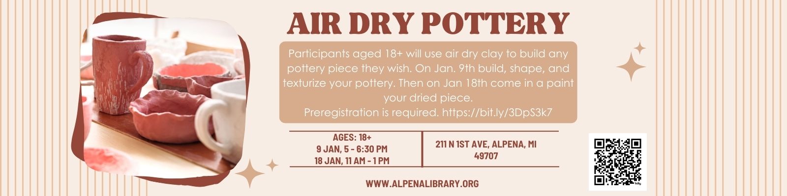 Air Dry Pottery feature graphic